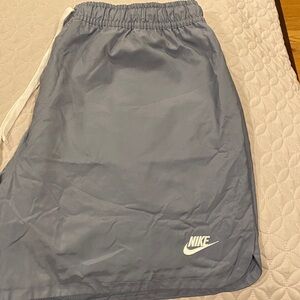 Nike Gray Swim Trunks